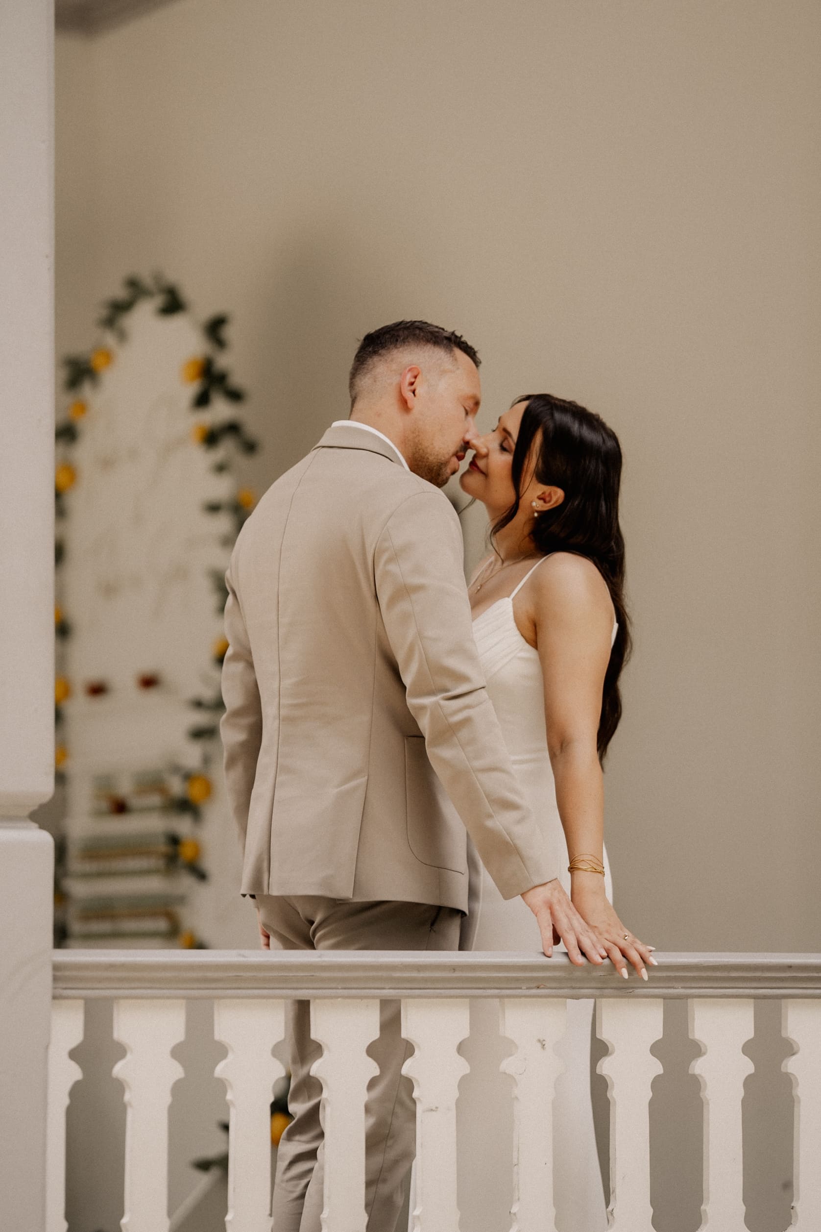 Laura und Marcel bei ihrer standesamtlichen Hochzeit in Meinerzhagen